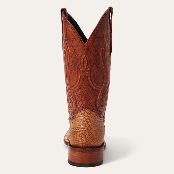 Exotics Men Stetson Arlington Teju Boot Tan