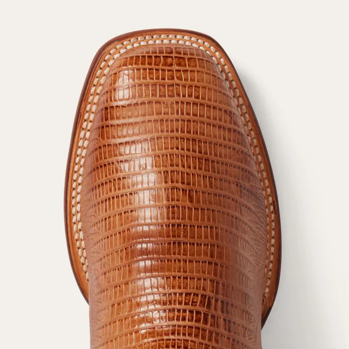Exotics Men Stetson Arlington Teju Boot Tan