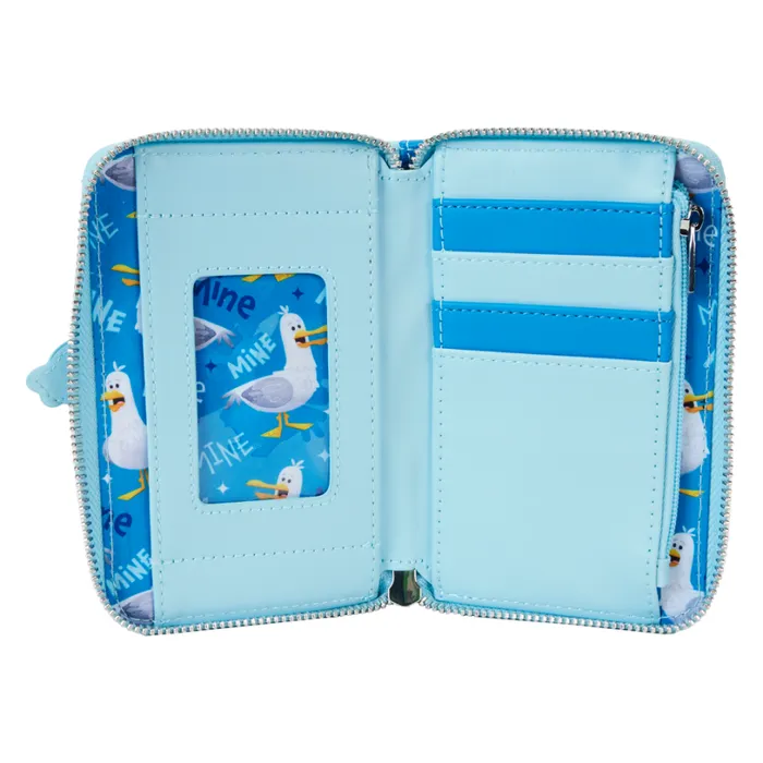 Finding Nemo Seagulls Mine Mine Mine Zip Around Wallet Unisex Loungefly Bags and Wallets
