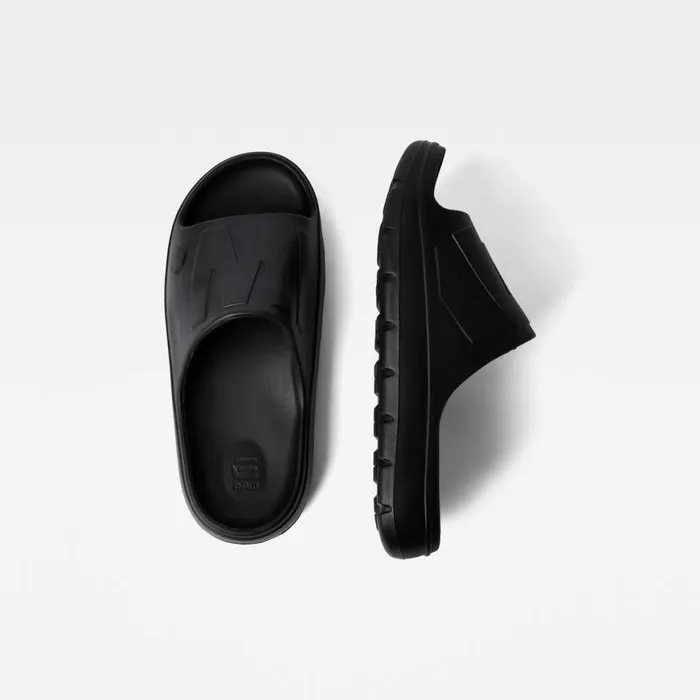Footwear Men GStar RAW D Staq Tonal Slides Black