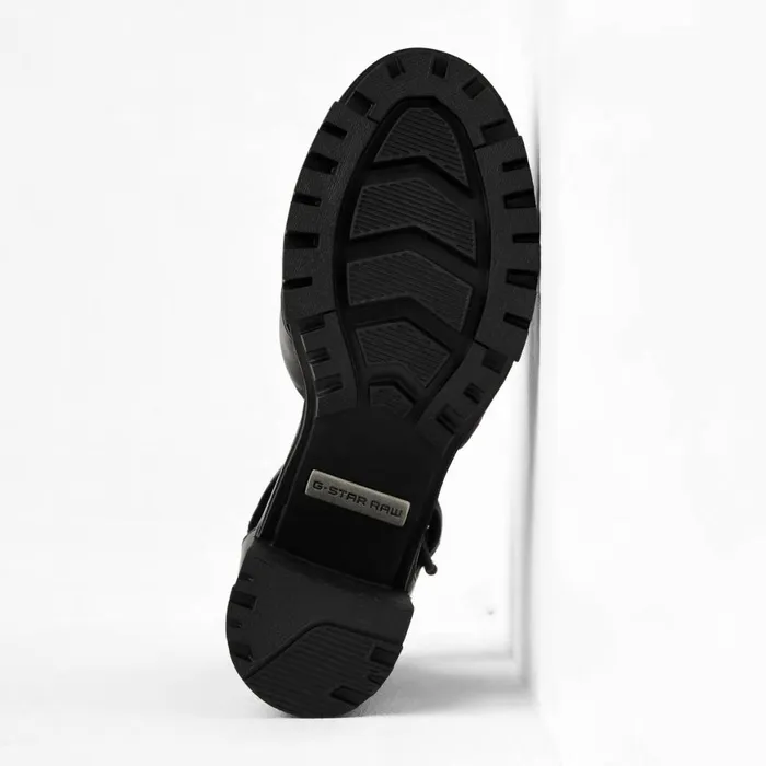 Footwear Women GStar RAW Kylin Leather Sandals Black