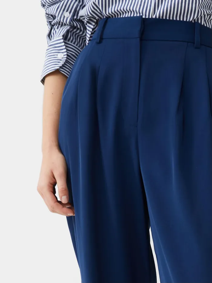 French Connection Harrie Tailored Trousers Midnight Blue Woman Trousers