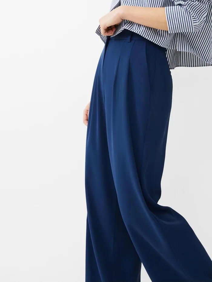 French Connection Harrie Tailored Trousers Midnight Blue Woman Trousers