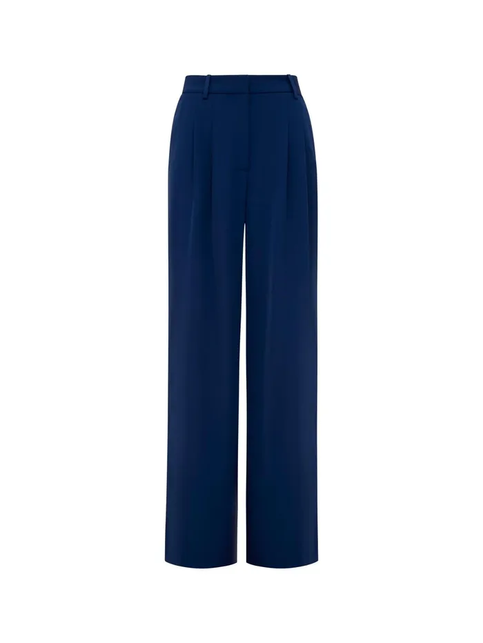 French Connection Harrie Tailored Trousers Midnight Blue Woman Trousers