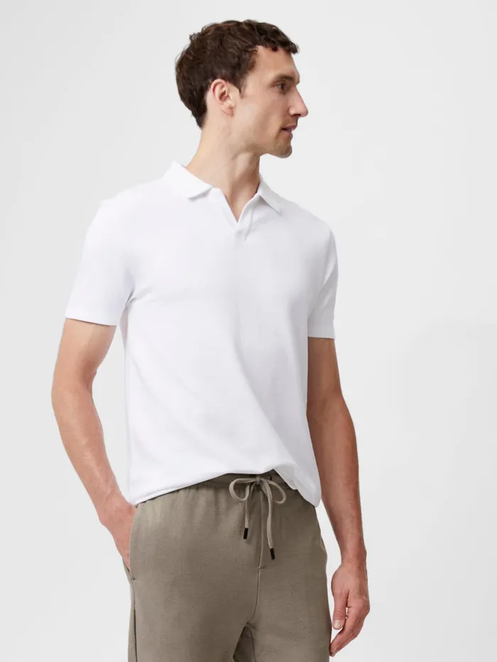 French Connection Ottoman Trophy Neck TShirt White Man TShirts and Polo Shirts French Connection Ottoman Trophy Neck TShirt White Man TShirts and Polo Shirts