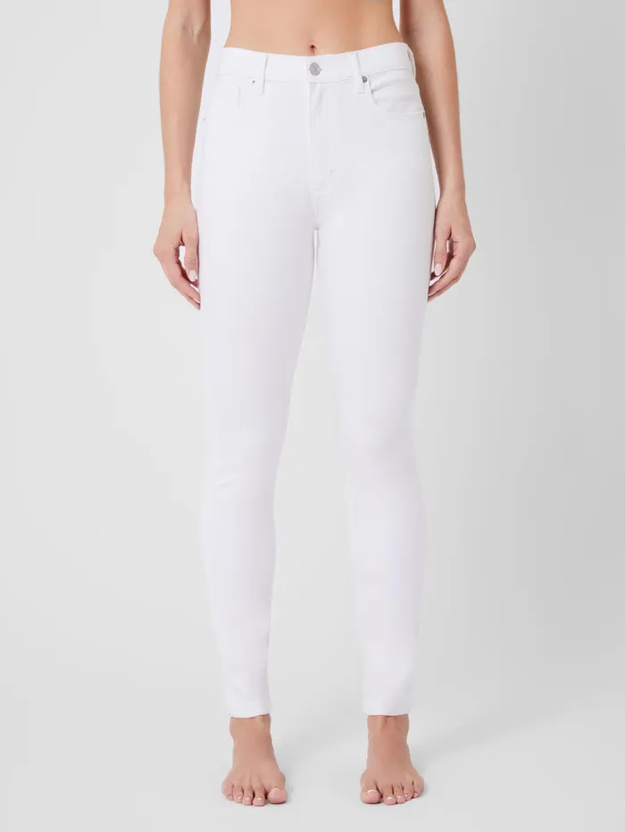 French Connection Soft Stretch High Rise Skinny White Woman Trousers