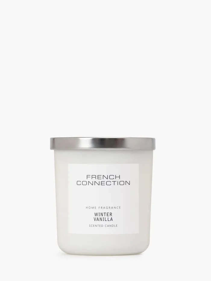 French Connection Winter Vanilla Classic 245g Candle Natural Home Home Accessories French Connection Winter Vanilla Classic 245g Candle Natural Home Home Accessories