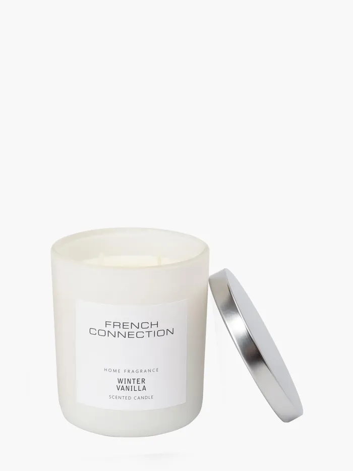French Connection Winter Vanilla Classic 245g Candle Natural Home Home Accessories
