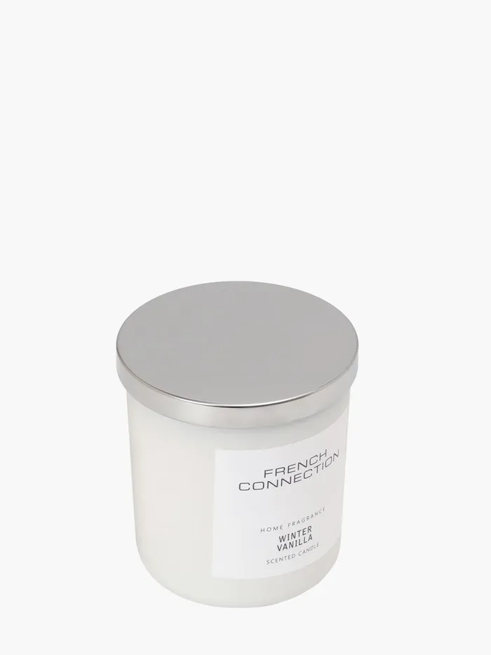 French Connection Winter Vanilla Classic 245g Candle Natural Home Home Accessories