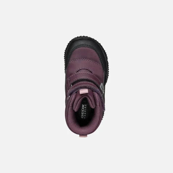 Geox Ankle Boots BALTIC ABX BABY Dark BurgundyBlack Waterproof Boots Dark Burgundyblack 8211 Kids