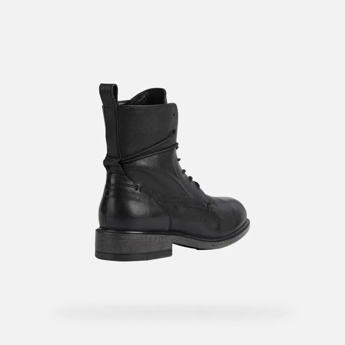 Geox Ankle Boots CATRIA A Combat Boots Black Woman Geox Black 8211 Woman