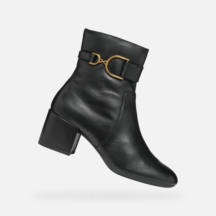 Geox Ankle Boots ELEANA B Medium Heel Ankle Boots Black Woman Geox Black 8211 Woman Geox Ankle Boots ELEANA B Medium Heel Ankle Boots Black Woman Geox Black 8211 Woman
