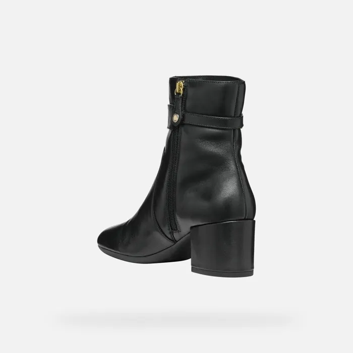 Geox Ankle Boots ELEANA B Medium Heel Ankle Boots Black Woman Geox Black 8211 Woman