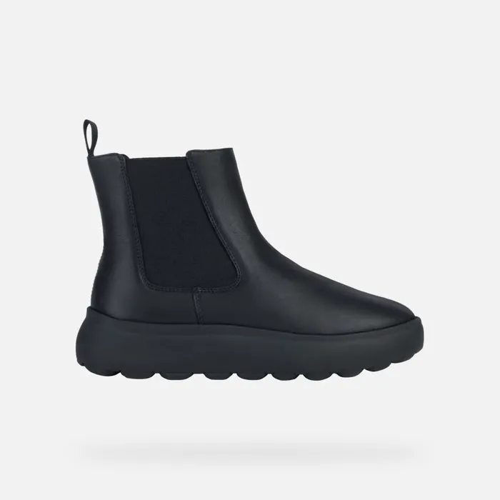 Geox Ankle Boots SPHERICA EC41 A Chelsea Boots Black Woman Geox Black 8211 Woman
