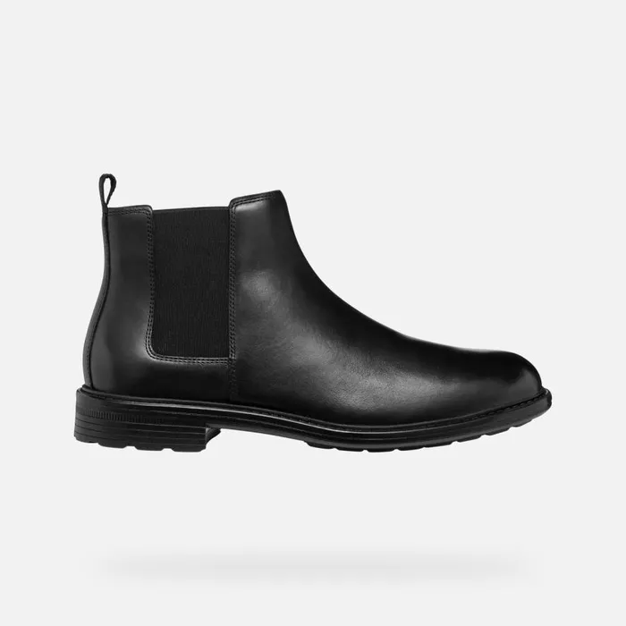 Geox Ankle Boots WALK PLEASURE MAN Black Chelsea Boots Black 8211 Man