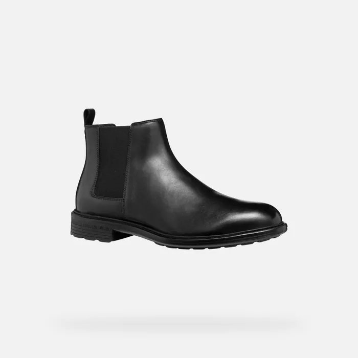 Geox Ankle Boots WALK PLEASURE MAN Black Chelsea Boots Black 8211 Man