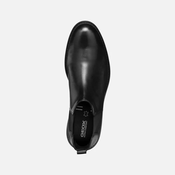 Geox Ankle Boots WALK PLEASURE MAN Black Chelsea Boots Black 8211 Man