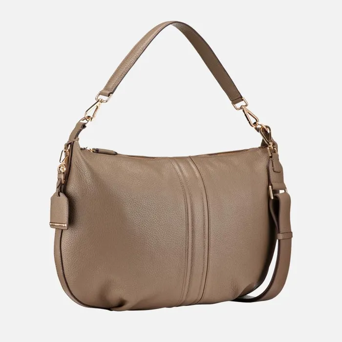 Geox Bags AURELYI WOMAN Taupe Shoulder Bag Taupe 8211 Woman