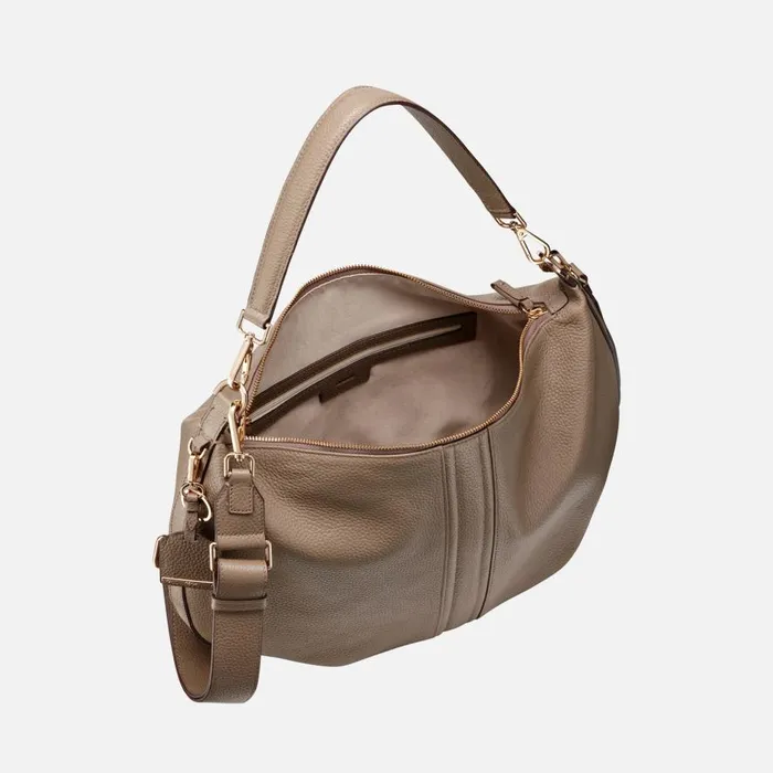 Geox Bags AURELYI WOMAN Taupe Shoulder Bag Taupe 8211 Woman