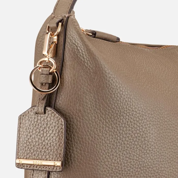 Geox Bags AURELYI WOMAN Taupe Shoulder Bag Taupe 8211 Woman