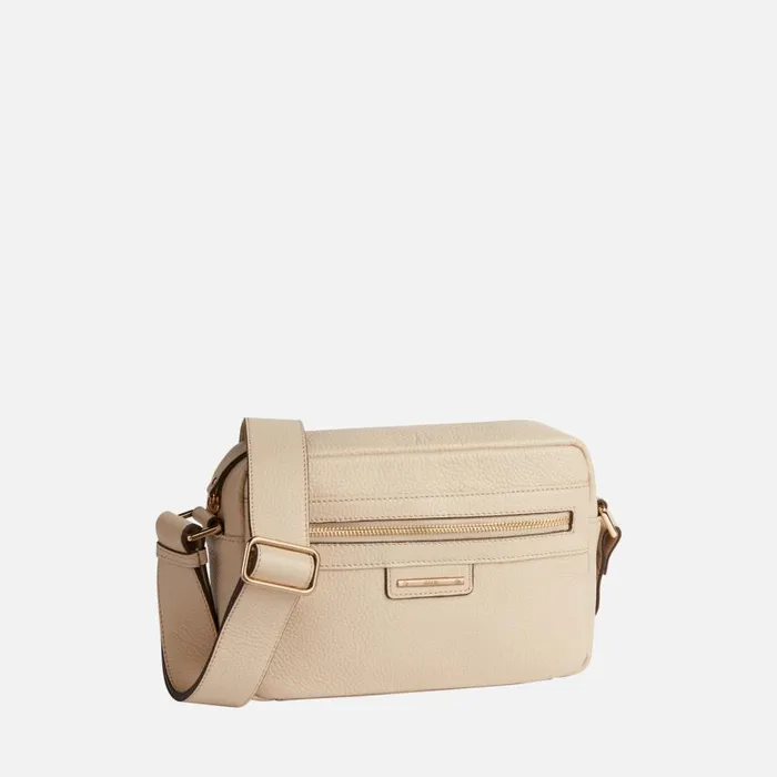 Geox Bags BLANDINE Women039s Off White Shoulder Bag CASHMERE Off White 8211 Woman