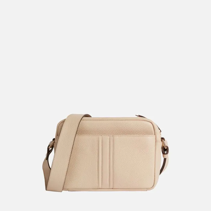 Geox Bags BLANDINE Women039s Off White Shoulder Bag CASHMERE Off White 8211 Woman