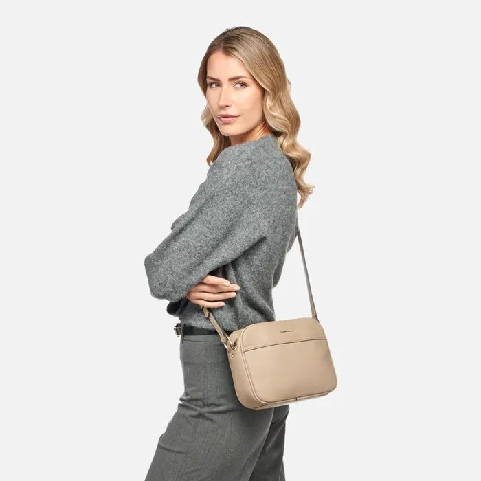Geox Bags CELESTYE WOMAN Taupe Crossbody Bag Taupe 8211 Woman