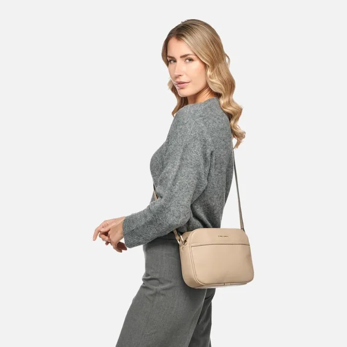 Geox Bags CELESTYE WOMAN Taupe Crossbody Bag Taupe 8211 Woman