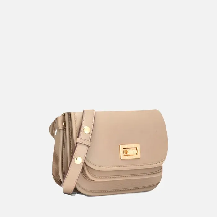 Geox Bags FLAVRIE WOMAN Taupe Crossbody Bag Taupe 8211 Woman