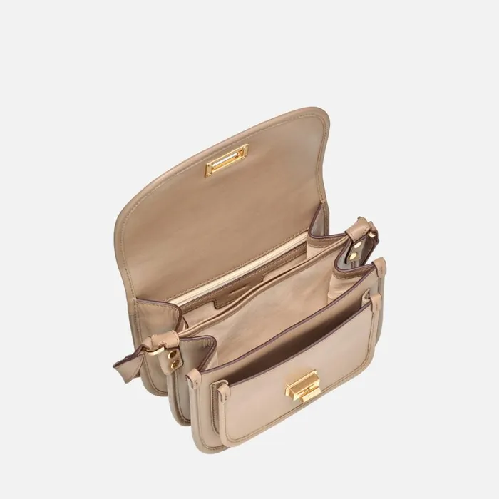 Geox Bags FLAVRIE WOMAN Taupe Crossbody Bag Taupe 8211 Woman