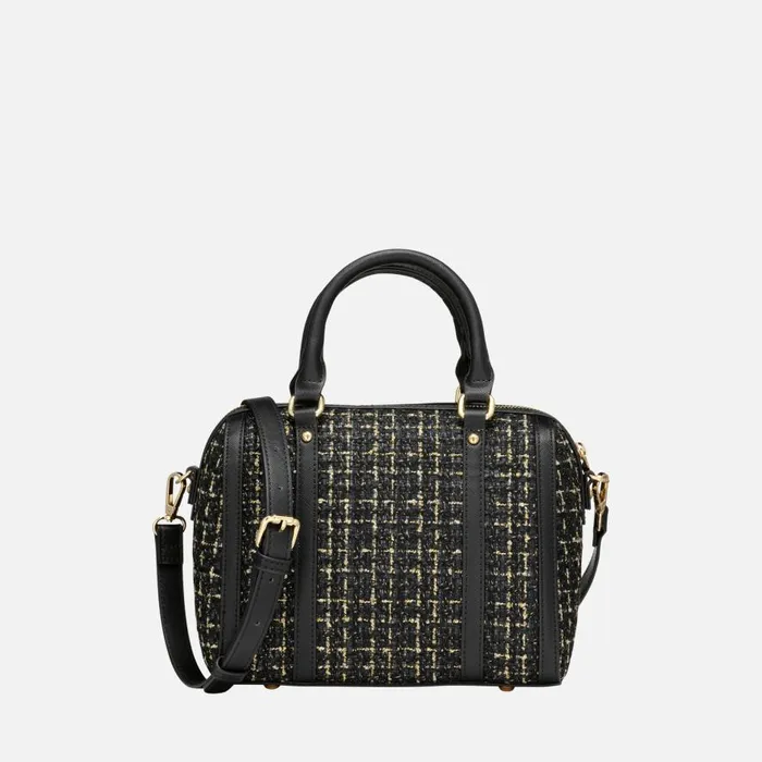 Geox Bags ZENE S WOMAN BlackGold Handbag Blackgold 8211 Woman