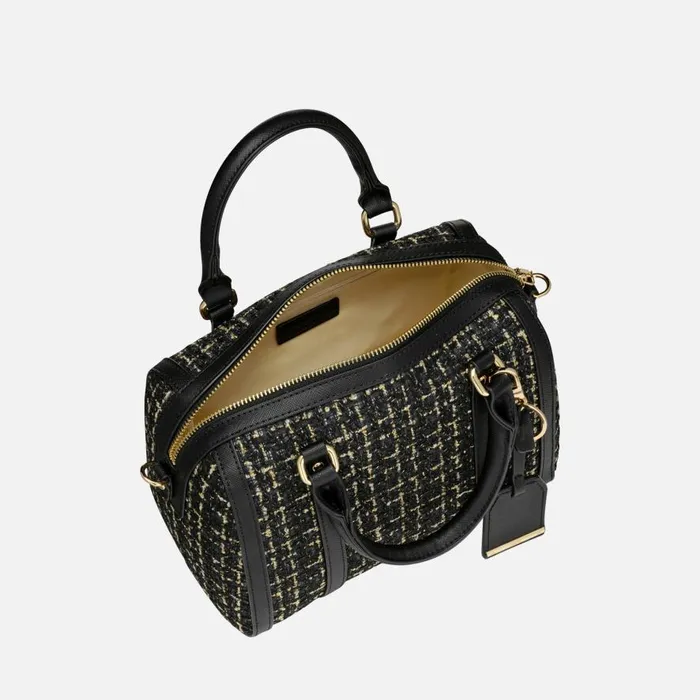 Geox Bags ZENE S WOMAN BlackGold Handbag Blackgold 8211 Woman