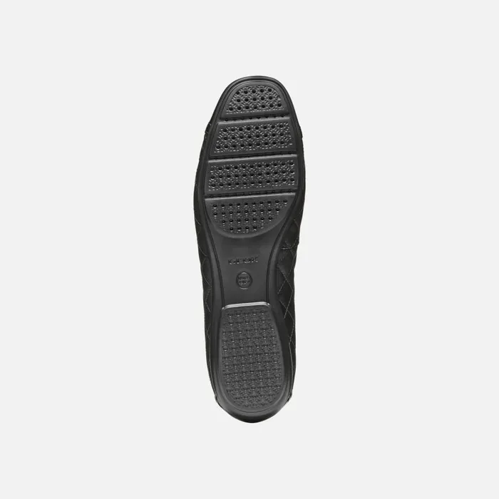 Geox Ballerinas ANNYTAH WOMAN Black Leather Ballerina Flats Black 8211 Woman
