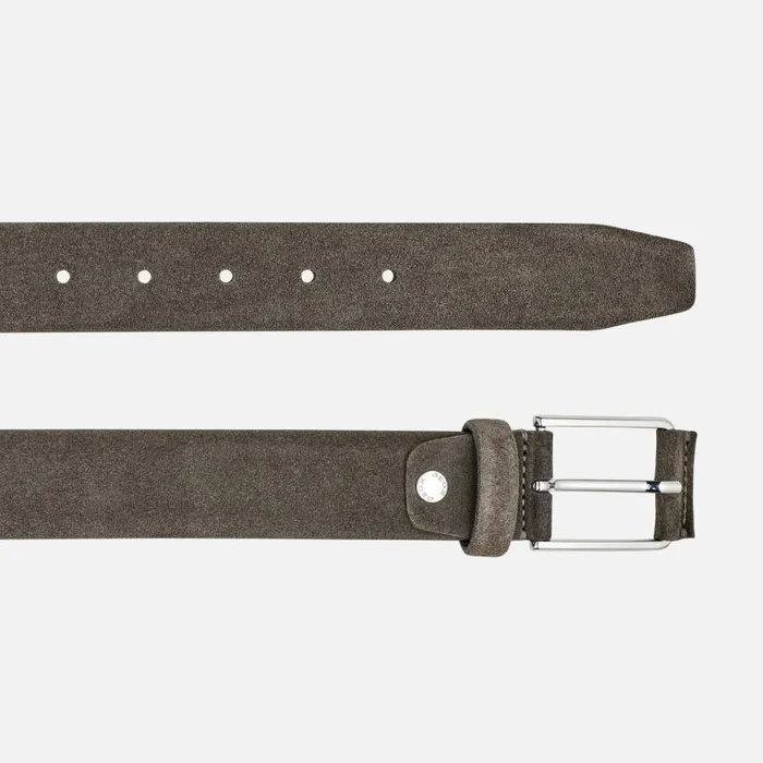 Geox Belts BELT MAN Dark Coffee Leather Belt Dark Coffee 8211 Man