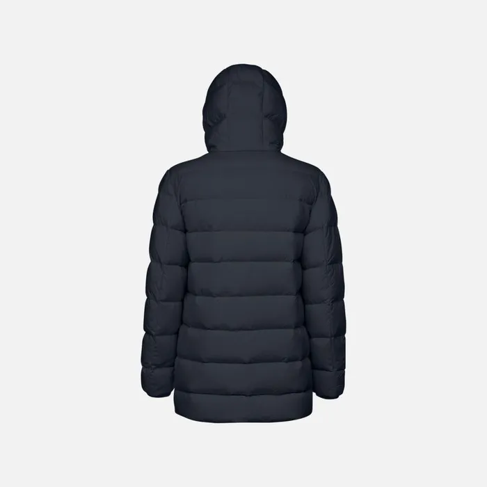 Geox Down Jackets ELVER MAN Sky Captain Long Parka Sky Captain 8211 Man