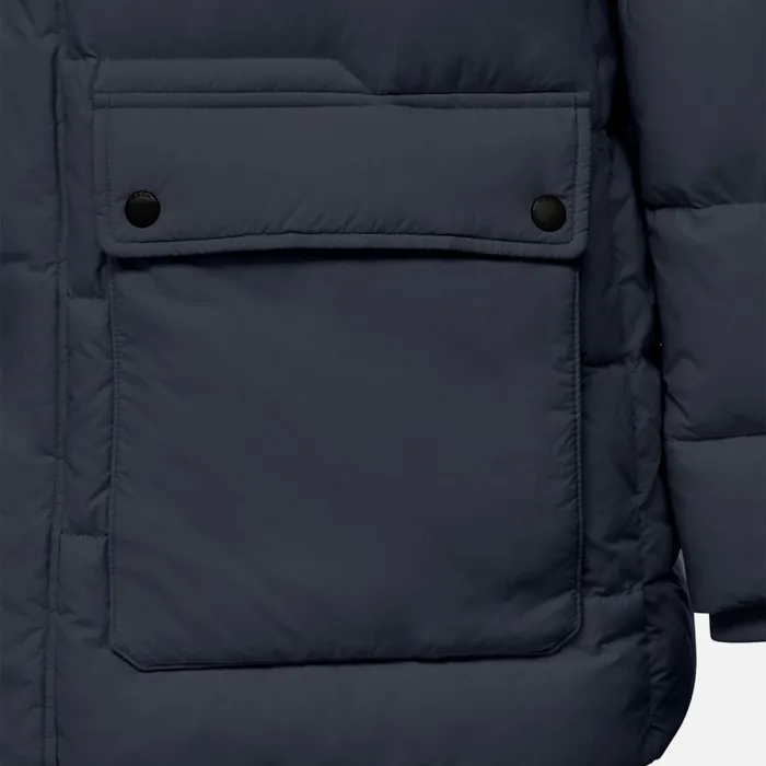 Geox Down Jackets ELVER MAN Sky Captain Long Parka Sky Captain 8211 Man