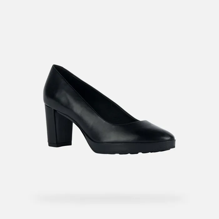 Geox Pumps WALK PLEASURE 60 Women039s Black Medium Heel Pumps Geox Black 8211 Woman