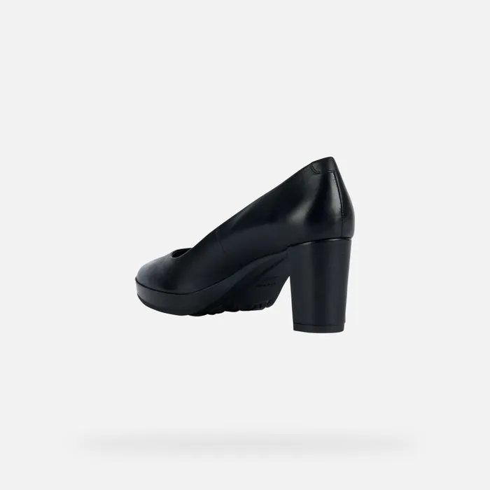 Geox Pumps WALK PLEASURE 60 Women039s Black Medium Heel Pumps Geox Black 8211 Woman