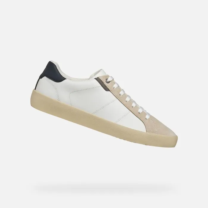 Geox Sneakers AFFILE MAN WhiteLight Taupe Low Top Sneakers Whitelight Taupe 8211 Man Geox Sneakers AFFILE MAN WhiteLight Taupe Low Top Sneakers Whitelight Taupe 8211 Man