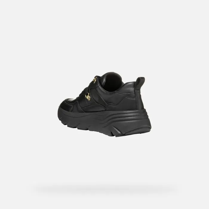 Geox Sneakers DIAMANTA WOMAN Black Low Top Sneakers Black 8211 Woman