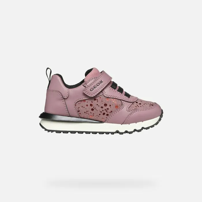 Geox Sneakers FASTICS GIRL Dark Pink Low Top Sneakers Dark Pink 8211 Kids