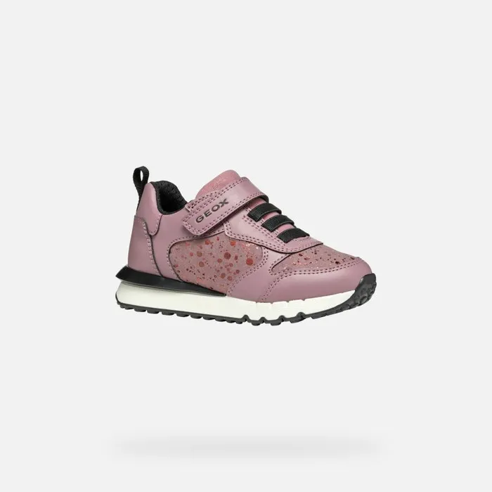 Geox Sneakers FASTICS GIRL Dark Pink Low Top Sneakers Dark Pink 8211 Kids