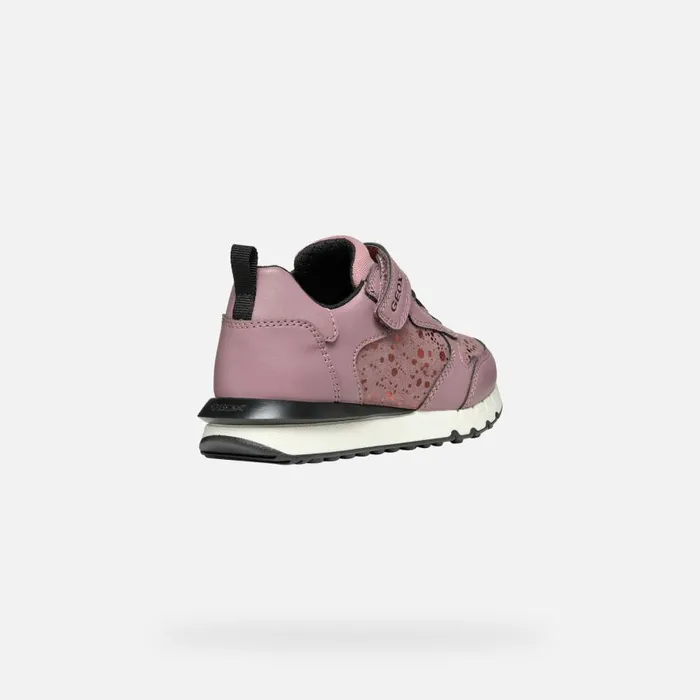 Geox Sneakers FASTICS GIRL Dark Pink Low Top Sneakers Dark Pink 8211 Kids