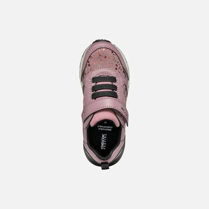 Geox Sneakers FASTICS GIRL Dark Pink Low Top Sneakers Dark Pink 8211 Kids