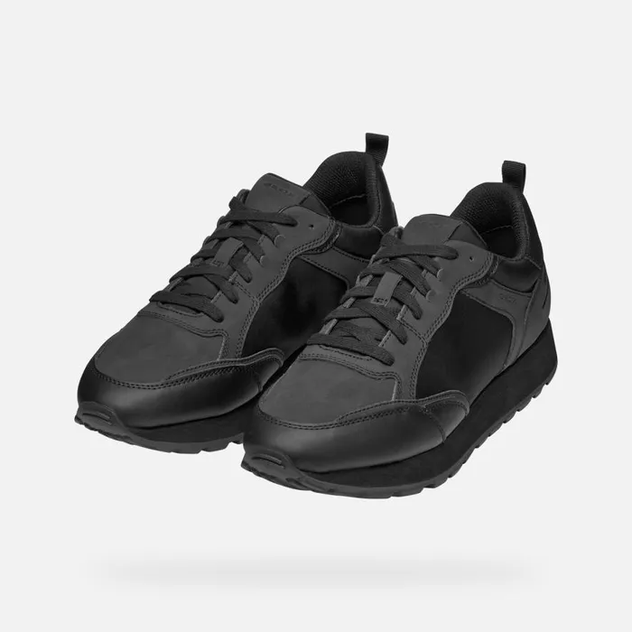 Geox Sneakers PARTENIO MAN Black Low Top Sneakers Black 8211 Man