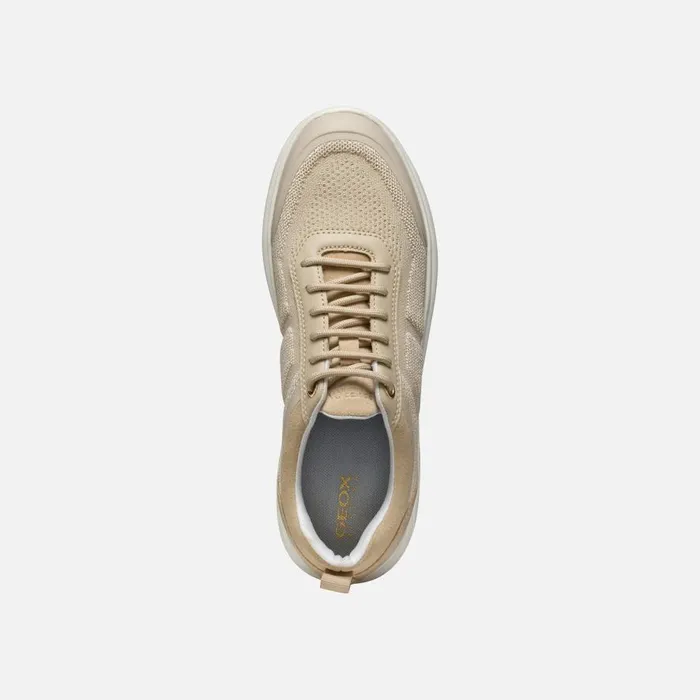 Geox Sneakers SPHERICA WOMAN Light Taupe Low Top Sneakers Light Taupe 8211 Woman