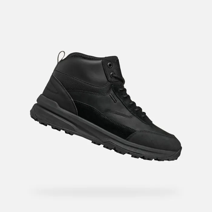 Geox Sneakers STERRATRAIL GRIP ABX MAN Black Waterproof Trainers Black 8211 Man Geox Sneakers STERRATRAIL GRIP ABX MAN Black Waterproof Trainers Black 8211 Man