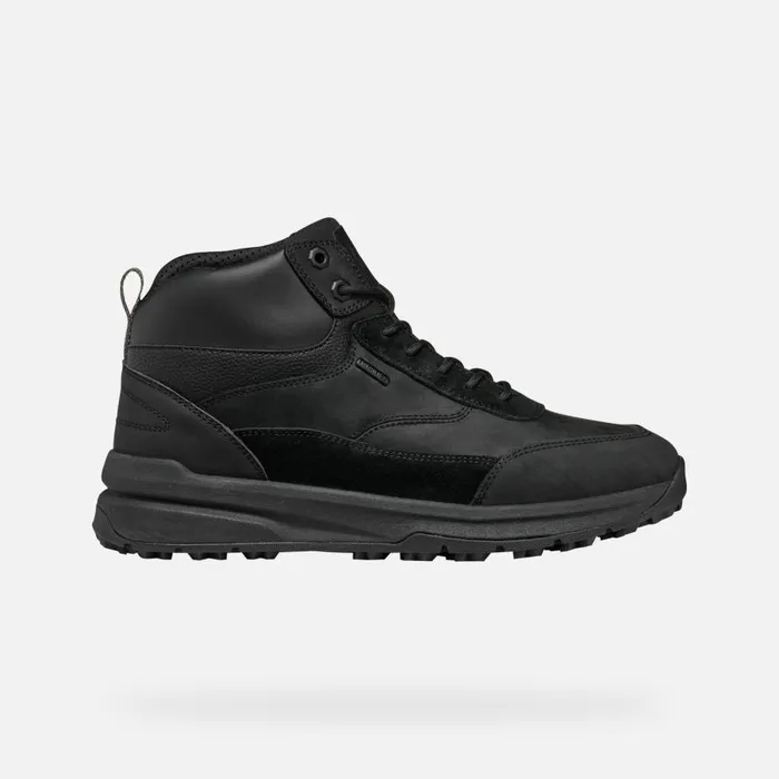Geox Sneakers STERRATRAIL GRIP ABX MAN Black Waterproof Trainers Black 8211 Man