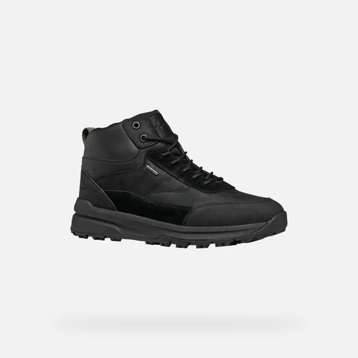 Geox Sneakers STERRATRAIL GRIP ABX MAN Black Waterproof Trainers Black 8211 Man