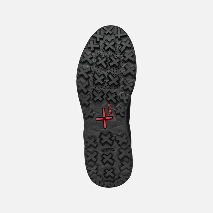 Geox Sneakers STERRATRAIL GRIP ABX MAN Black Waterproof Trainers Black 8211 Man